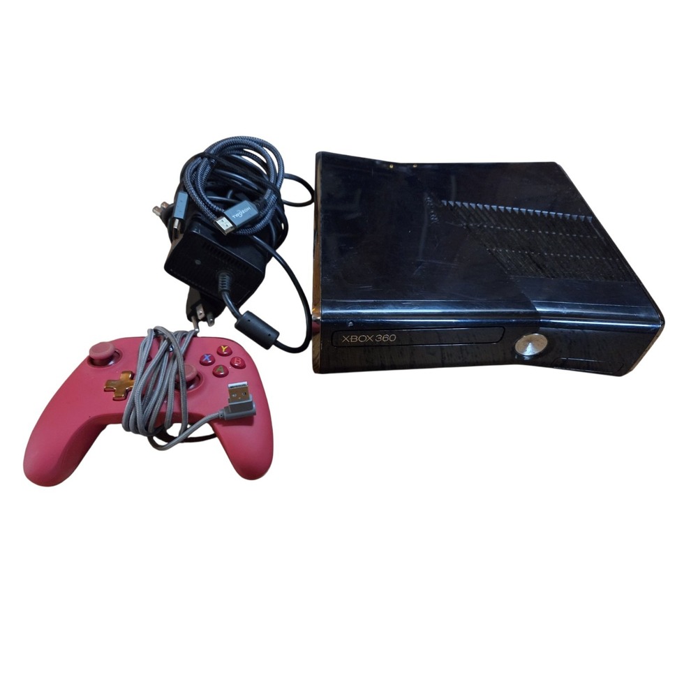 Microsoft Xbox 360 S 1439 250GB 1 Controller Lots Of Games Power&HDMI